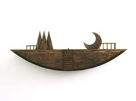 とても大きな月